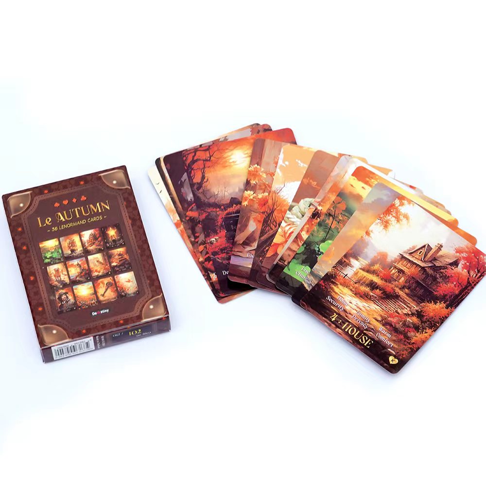 Lenormand Tarot Deck Le Autumn - Board Game Of Life 评论和价格