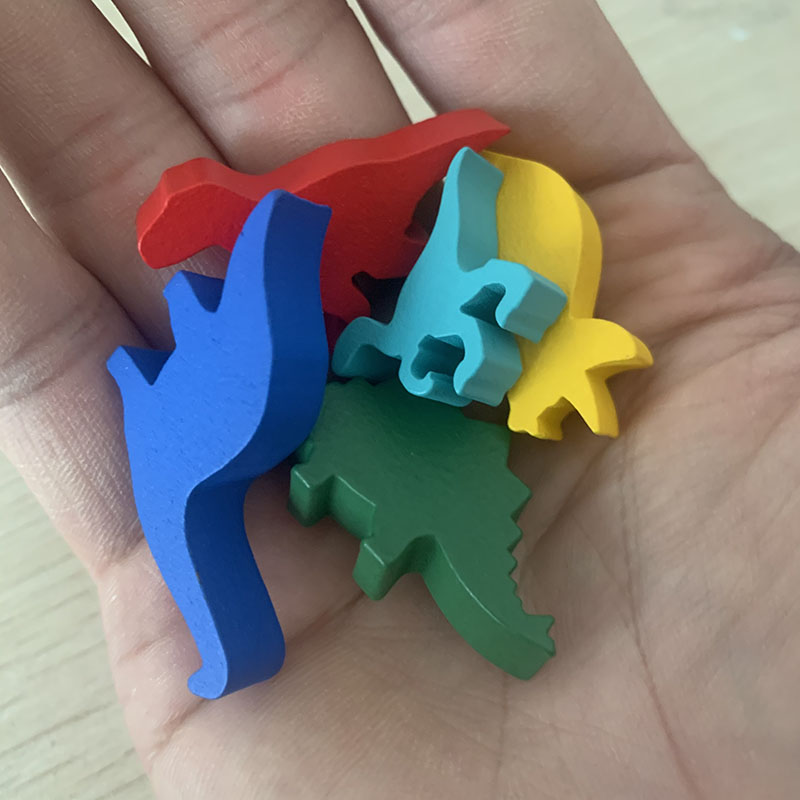 5 Pcs/set Wooden Dinosaur Boar - Board Game Catan 评论和价格