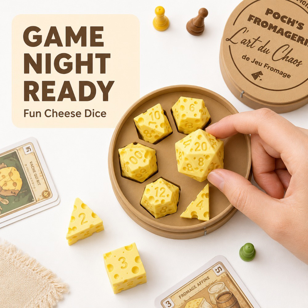 Creative Irregular Cheese Shap - Board Game Live 评论和价格